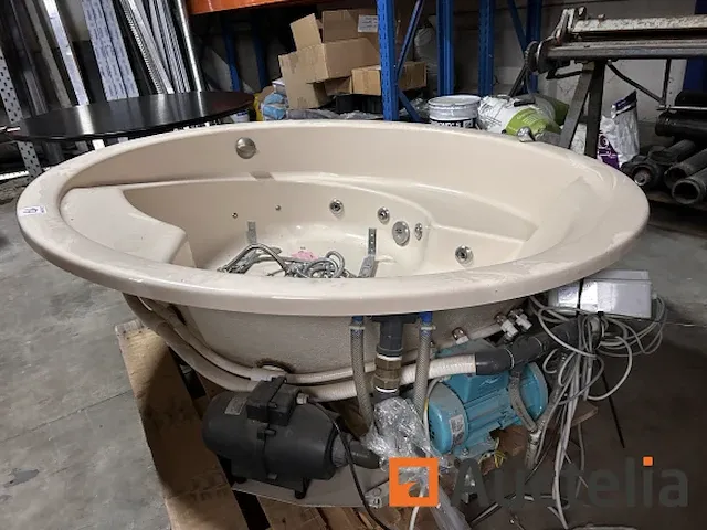Rond granieten bad en sanitair accessoires - afbeelding 5 van  11