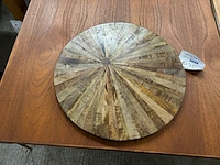 Rond houten blad - afbeelding 1 van  3