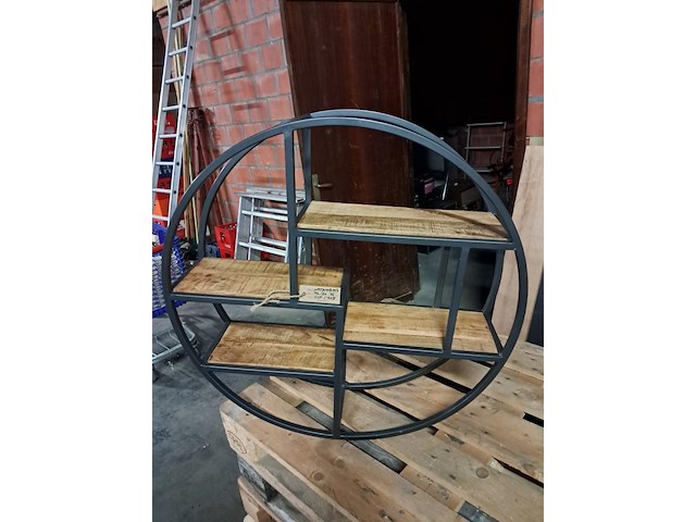 Rond ijzeren rekje ø 760 ( l 480mm b 210mm h 190mm ) - afbeelding 2 van  5