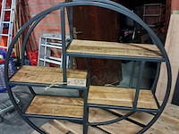 Rond ijzeren rekje ø 760 ( l 480mm b 210mm h 190mm ) - afbeelding 2 van  5