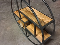 Rond ijzeren rekje ø 760 ( l 480mm b 210mm h 190mm ) - afbeelding 5 van  5