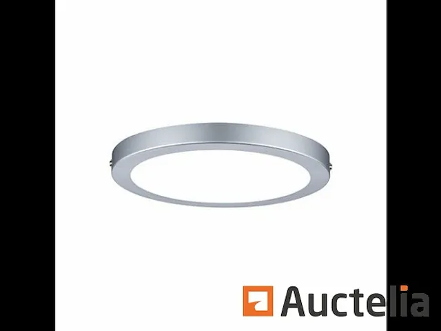 Ronde atria led plafond lamp - 22w - mat chroom - afbeelding 1 van  2