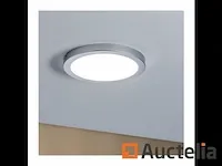 Ronde atria led plafond lamp - 22w - mat chroom - afbeelding 2 van  2