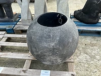 Ronde bloempot - afbeelding 1 van  4
