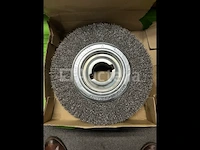 Ronde borstel staaldraad gegolfd 250x60mm - afbeelding 3 van  3