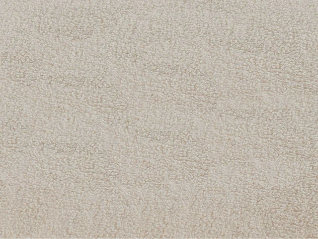 Ronde draaifauteuil - witte badstof - afbeelding 6 van  7