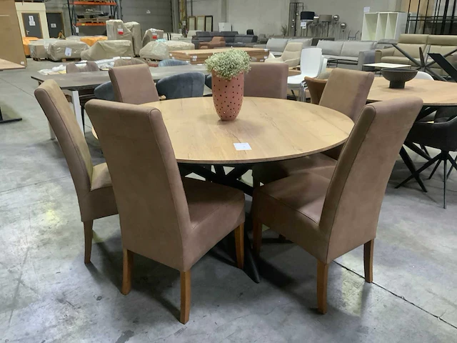 Ronde eetkamertafel - afbeelding 2 van  7