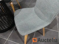 Ronde eettafel + 4 stoelen - afbeelding 1 van  9