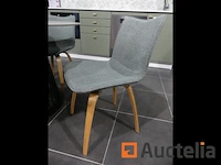 Ronde eettafel + 4 stoelen - afbeelding 8 van  9
