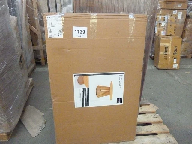 Ronde eettafel met centrale lattenpoten ø110cm - afbeelding 6 van  6