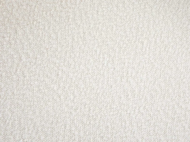 Ronde fauteuil in witte badstof - afbeelding 11 van  14