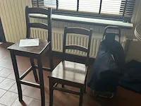 Ronde houten statafel - afbeelding 2 van  2