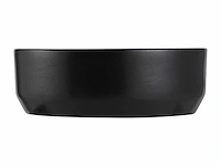 Ronde keramische aanrechtwastafel - zwart - 36 cm - afbeelding 4 van  5