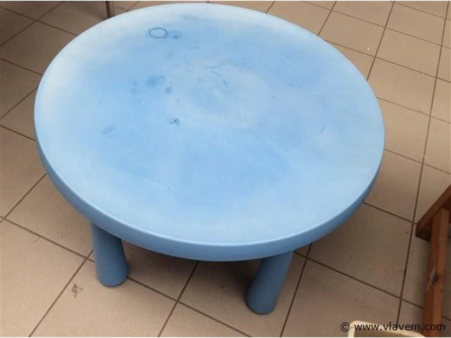 Ronde kindertafel - afbeelding 1 van  2