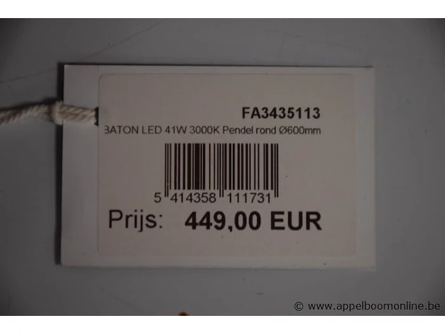 Ronde led hanglamp - afbeelding 2 van  2