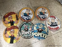 Ronde metalen sierborden - afbeelding 1 van  1