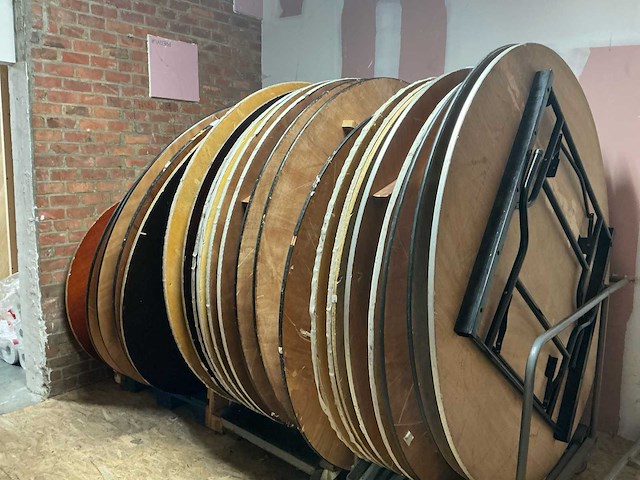 Ronde restauranttafels - afbeelding 1 van  7