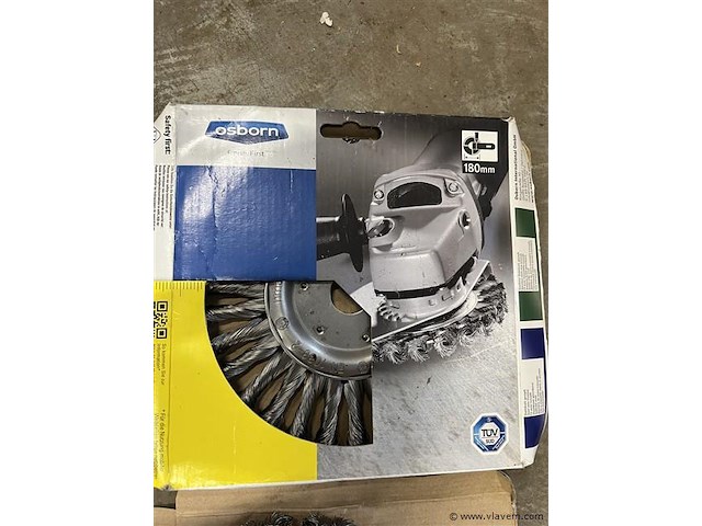 Ronde staalborstel 150 mm osborn - afbeelding 2 van  3