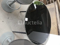 Ronde tafel met 2 krukken - afbeelding 3 van  5