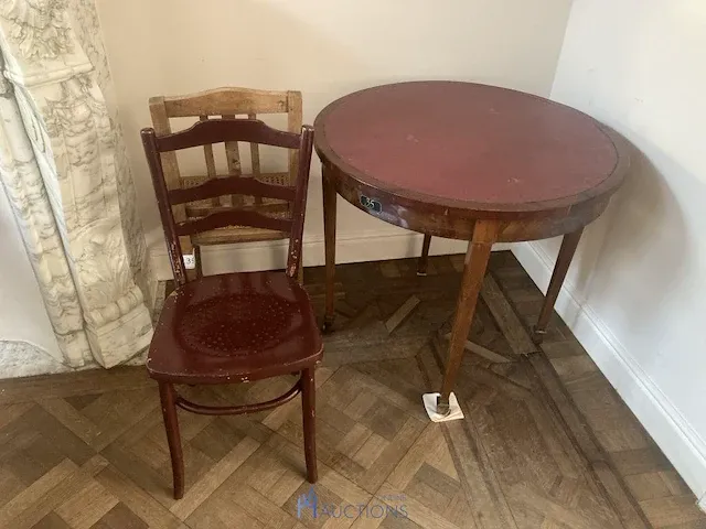 Ronde tafel met 2 stoelen - afbeelding 1 van  3