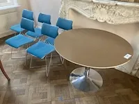 Ronde tafel met 5 stoelen