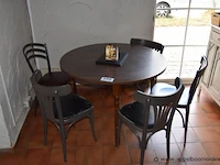 Ronde tafel vv 5 stoelen - afbeelding 1 van  1