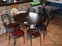 Ronde tafel vv 6 stoelen - afbeelding 1 van  1