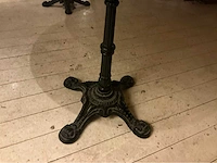 Ronde tafel zwart (2x) - afbeelding 1 van  1