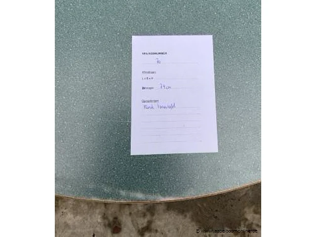 Ronde terrastafel hoogte 74 cm - afbeelding 2 van  2