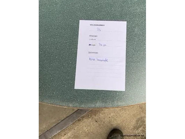 Ronde terrastafel hoogte 74 cm - afbeelding 2 van  2