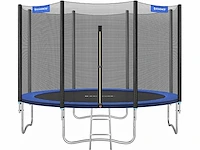 Ronde tuintrampoline met veiligheidsnet - afbeelding 1 van  7