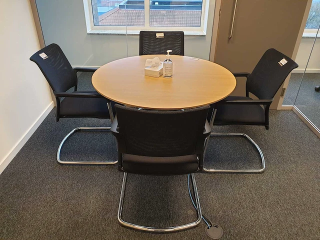 Ronde vergadertafel kinnarpsvergadertafel - afbeelding 1 van  4