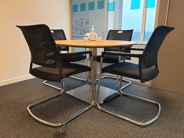 Ronde vergadertafel kinnarpsvergadertafel - afbeelding 2 van  4