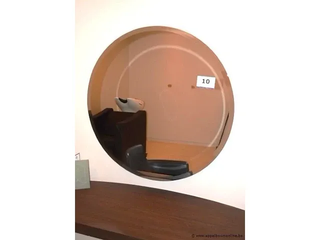 Ronde wandspiegel, diam plm 100cm - afbeelding 1 van  1
