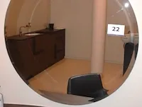 Ronde wandspiegel, diam plm 100cm - afbeelding 1 van  1
