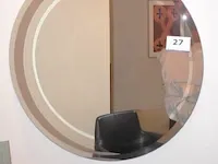 Ronde wandspiegel, diam plm 100cm - afbeelding 1 van  1