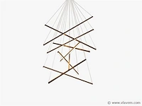 Ronin 7.0 suspended design armatuur goud - afbeelding 5 van  10