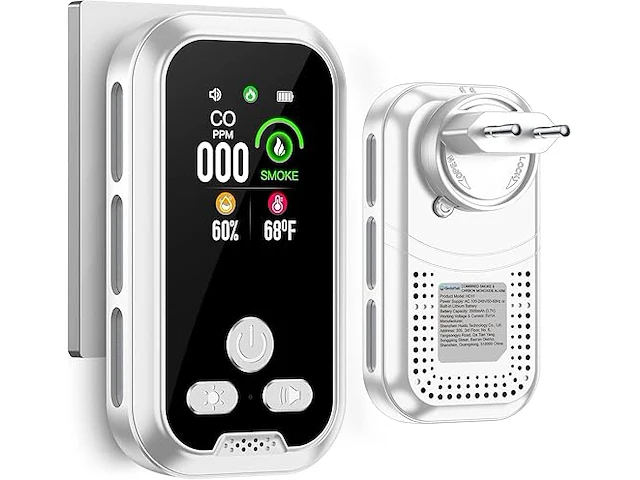 Rook en koolmonoxide detector - plugin - afbeelding 1 van  4