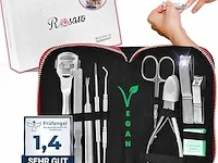 Rosaw manicure & pedicureset, 10-delige nagelverzorgingsset - afbeelding 1 van  4