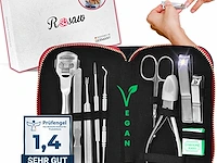 Rosaw manicure & pedicureset, 10-delige nagelverzorgingsset - afbeelding 1 van  3