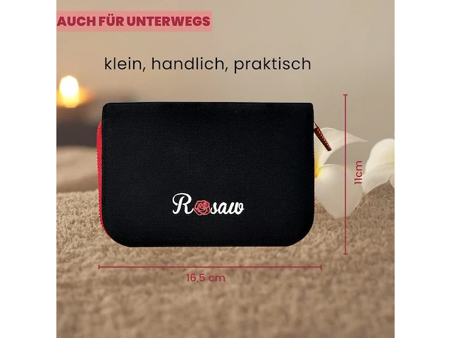 Rosaw manicure & pedicureset, 10-delige nagelverzorgingsset - afbeelding 2 van  3