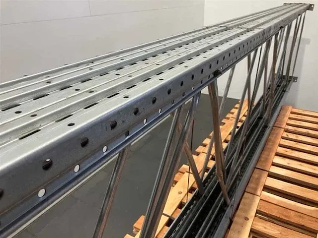 Rosss palletstelling ligger 7410mm , hoogte 6000mm , diepte 1100mm , 5 niveaus, occasie - afbeelding 2 van  5