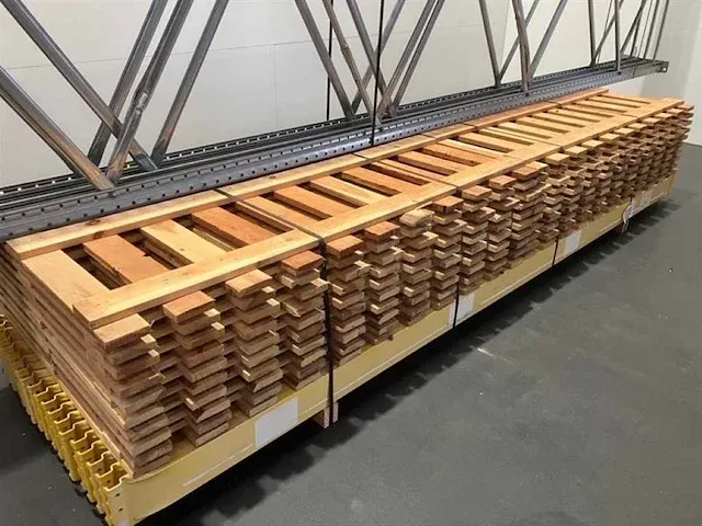 Rosss palletstelling ligger 7410mm , hoogte 6000mm , diepte 1100mm , 5 niveaus, occasie - afbeelding 3 van  5