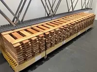 Rosss palletstelling ligger 7410mm , hoogte 6000mm , diepte 1100mm , 5 niveaus, occasie - afbeelding 3 van  5