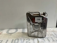 Rostfrei metalen jerrycan rvs - afbeelding 1 van  2