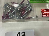Rotadriil houtbopuwschroef 6 x 40 torx 14 stuks - afbeelding 2 van  3