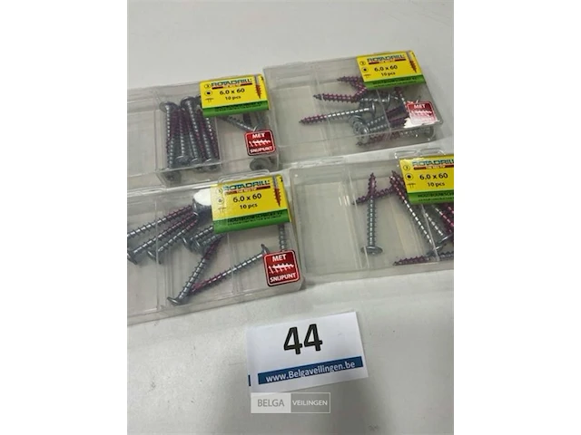 Rotadriil houtbopuwschroef 6 x 60 torx 40 stuks - afbeelding 1 van  3