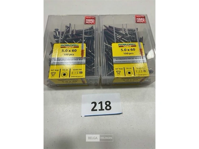 Rotadril vlonderschroef 5 x 60 mm 200 stuks - afbeelding 2 van  3