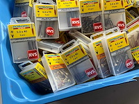 Rotadrill diverse maten schroeven rvs en messing (100x) - afbeelding 5 van  6