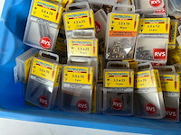 Rotadrill diverse schroeven rvs & messing (100x) - afbeelding 5 van  5